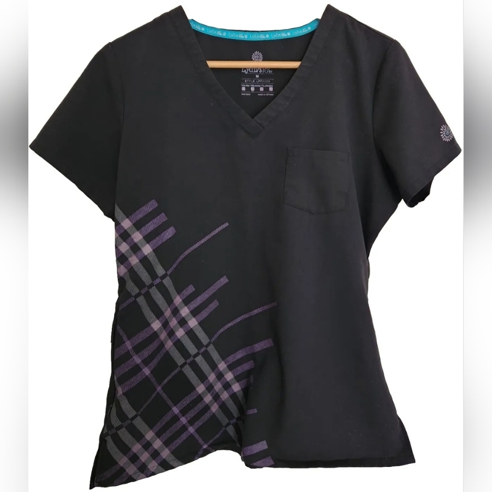 Medical scrub tops by Lydia's Pro Size Medium (2 tops included) - Picture 2 of 9
